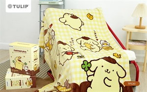 ผ้าห่ม Fleece (ลิขสิทธิ์ Pompompurin (ปอมปอมปุริน)) – TFG51